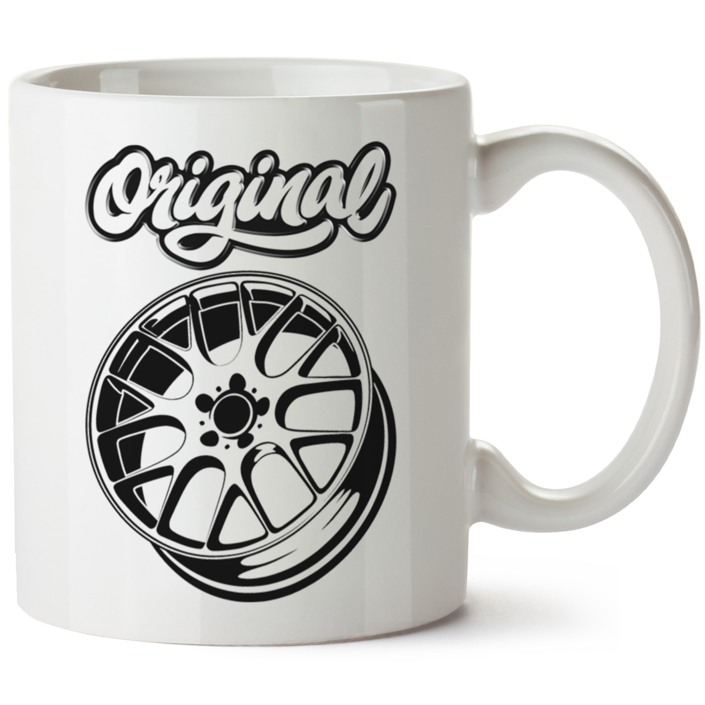 Bbs Jant Baskılı Porselen Kupa Bardak