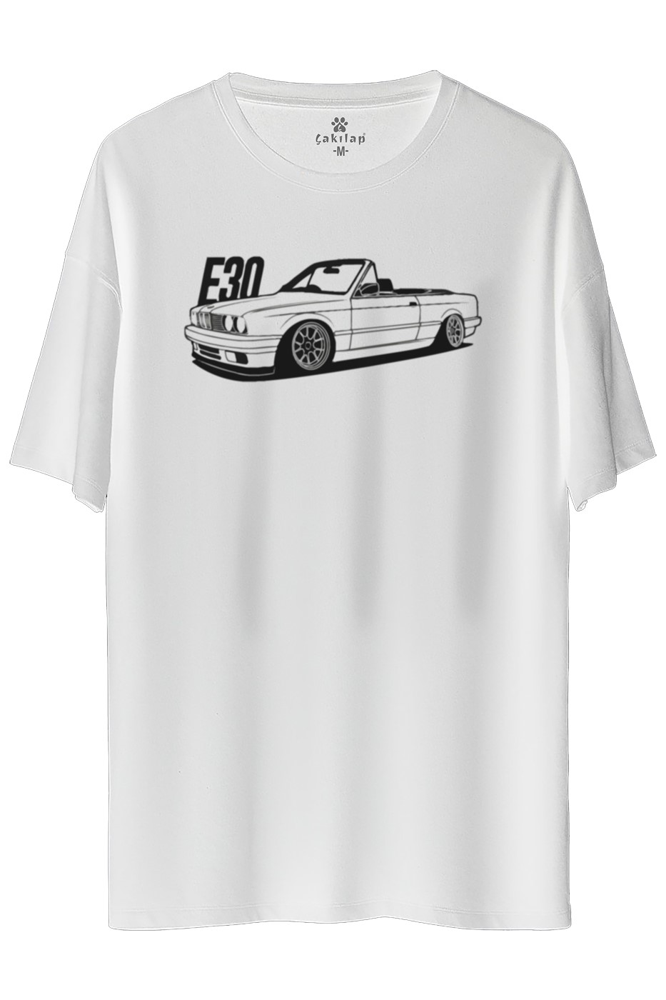 Bmw E30 Baskılı Oversize Tişört