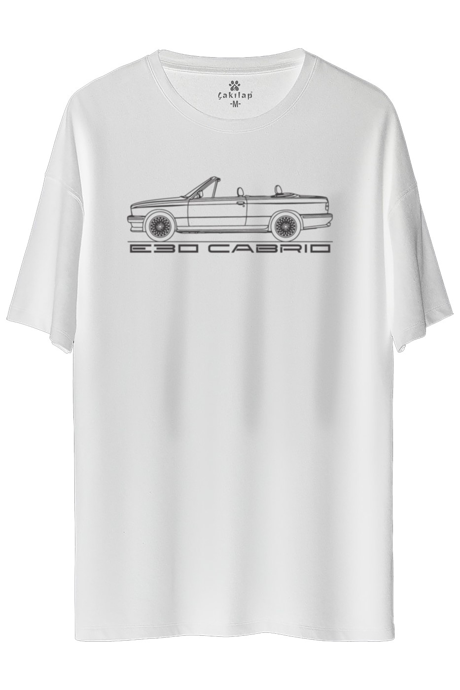 Bmw E30 Baskılı Oversize Tişört