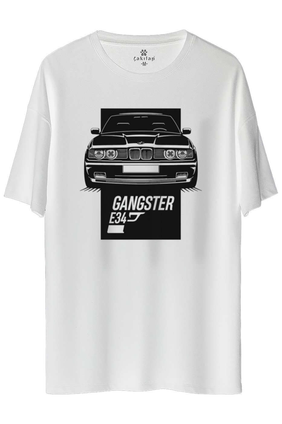 Bmw E34 Baskılı Oversize Tişört