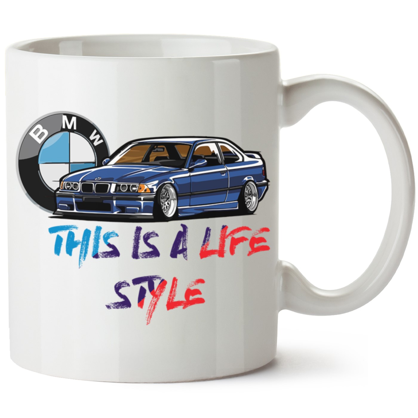 Bmw E36 Baskılı Porselen Kupa Bardak