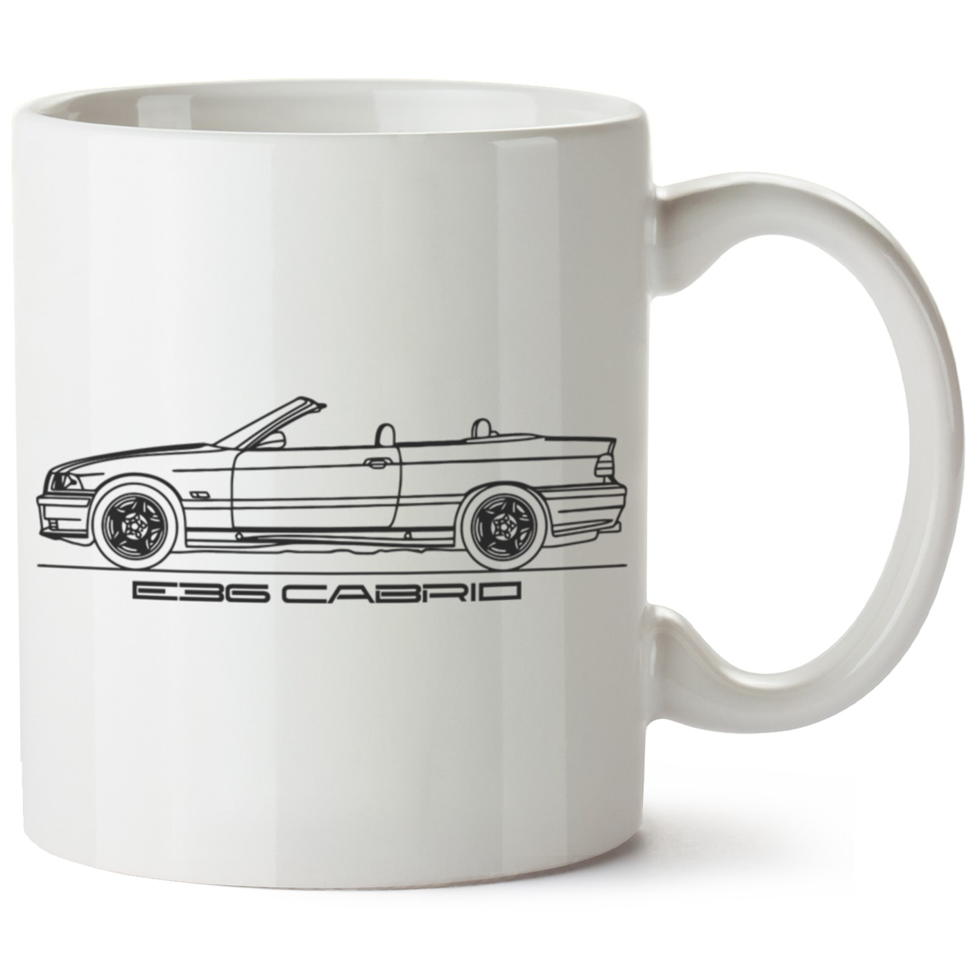 Bmw E36 Baskılı Porselen Kupa Bardak
