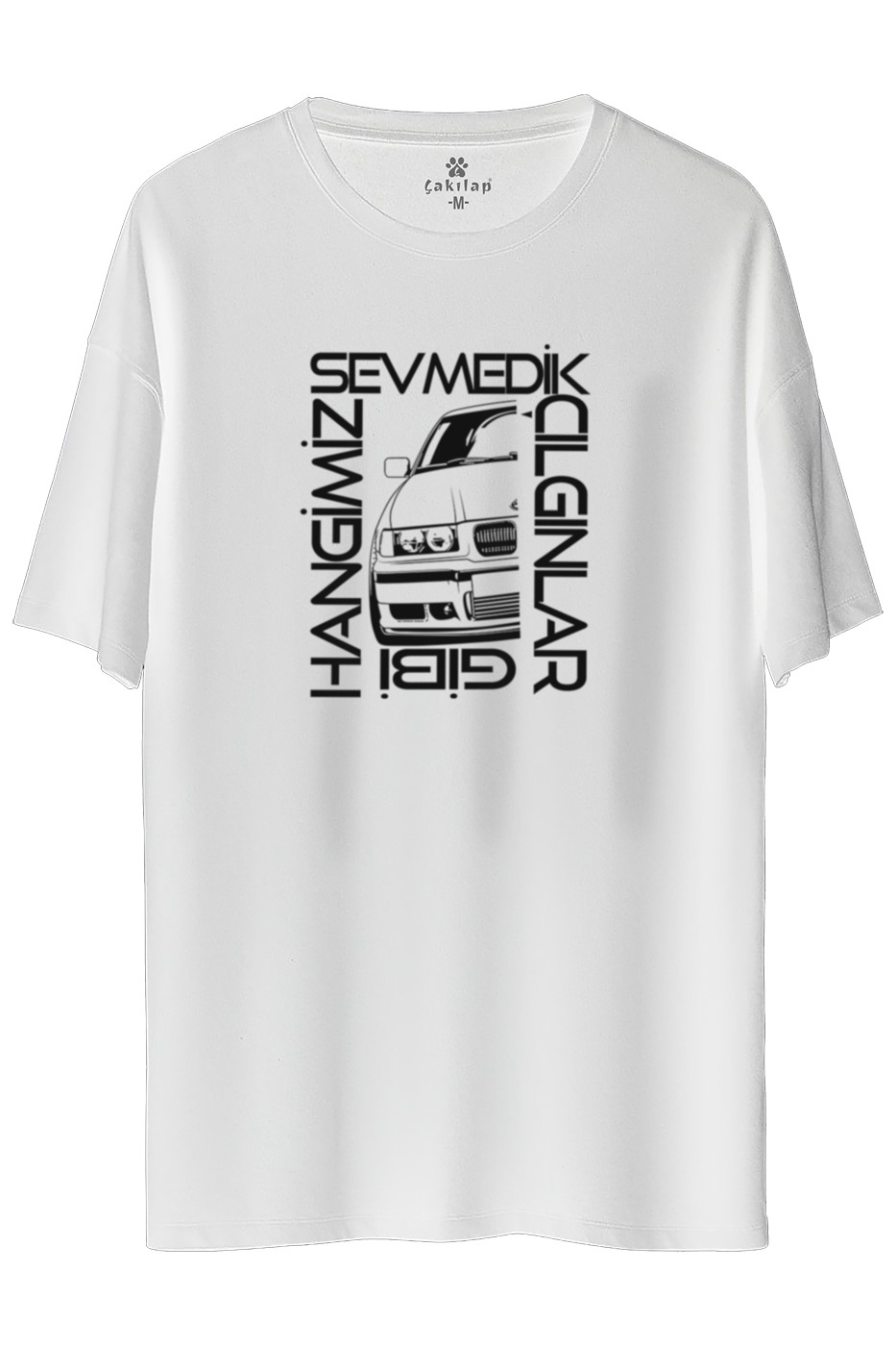 Bmw E36 Baskılı Oversize Tişört