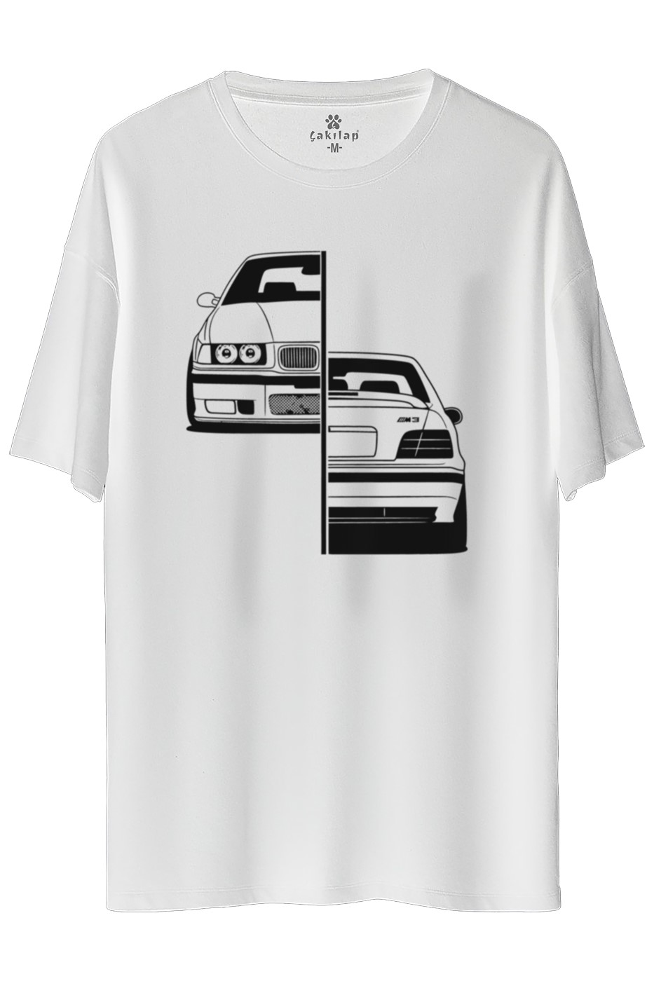 Bmw E36 Baskılı Oversize Tişört