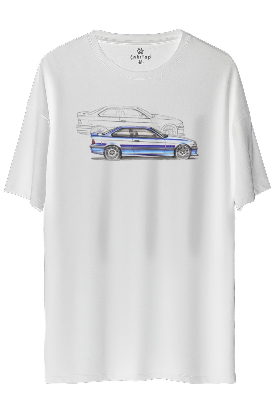Bmw E36 Baskılı Oversize Tişört