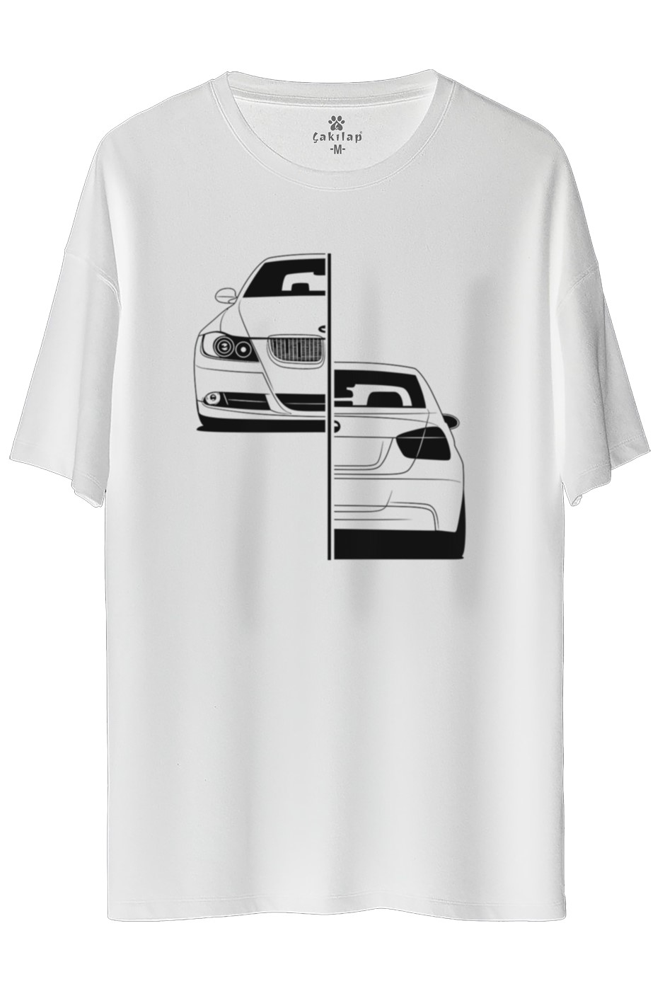 Bmw E90 Baskılı Oversize Tişört