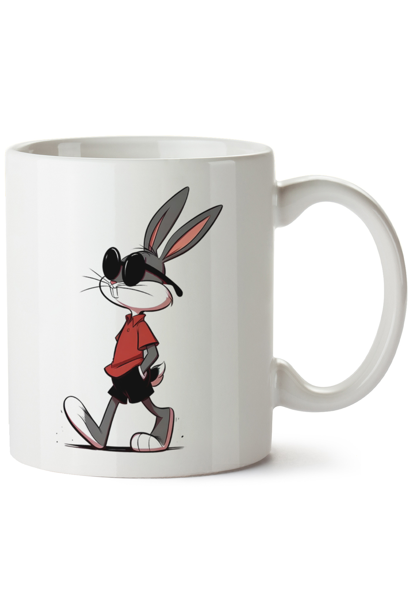 Bugs Bunny Baskılı Porselen Kupa Bardak