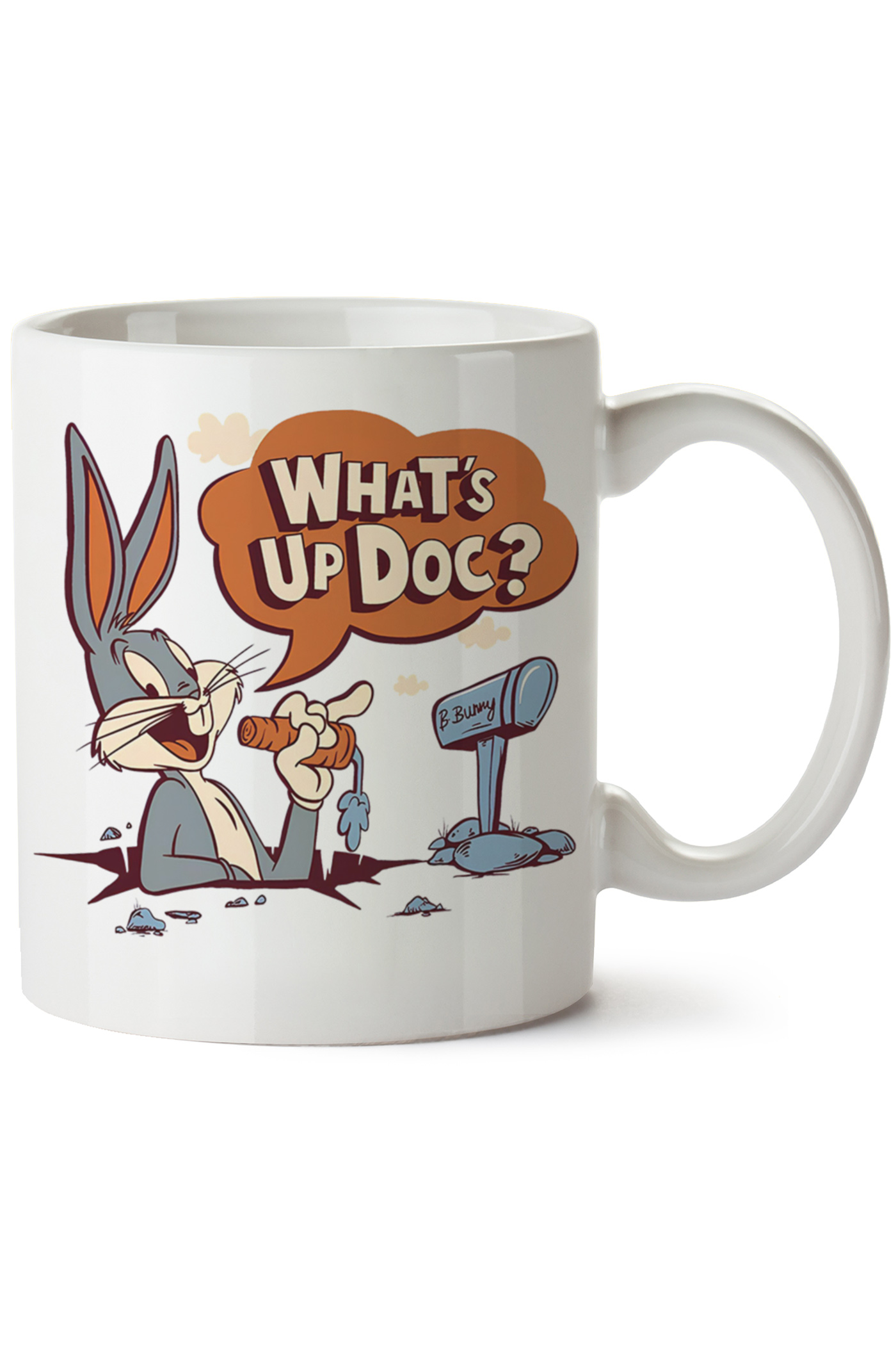 Bugs Bunny Baskılı Porselen Kupa Bardak