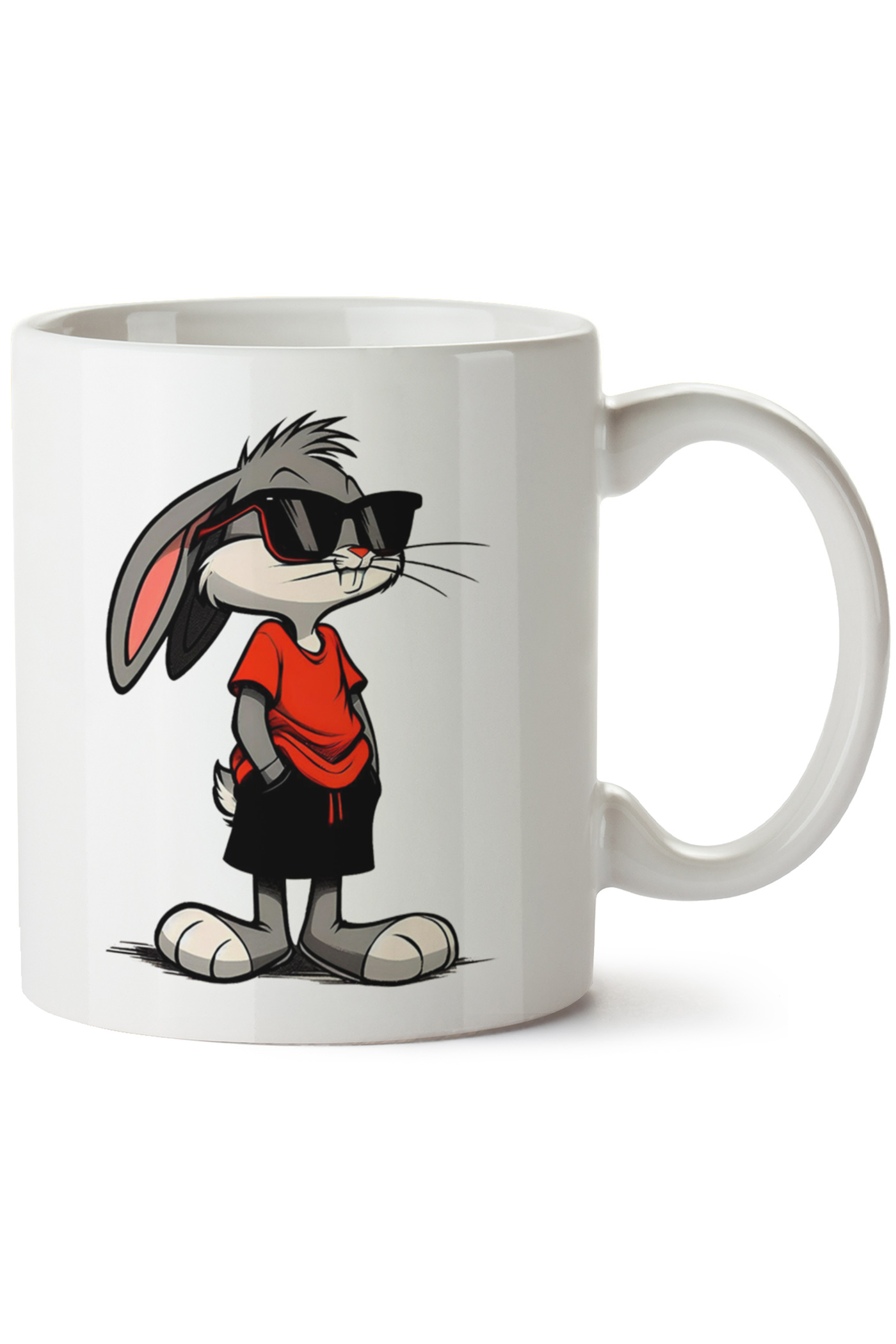 Bugs Bunny Baskılı Porselen Kupa Bardak