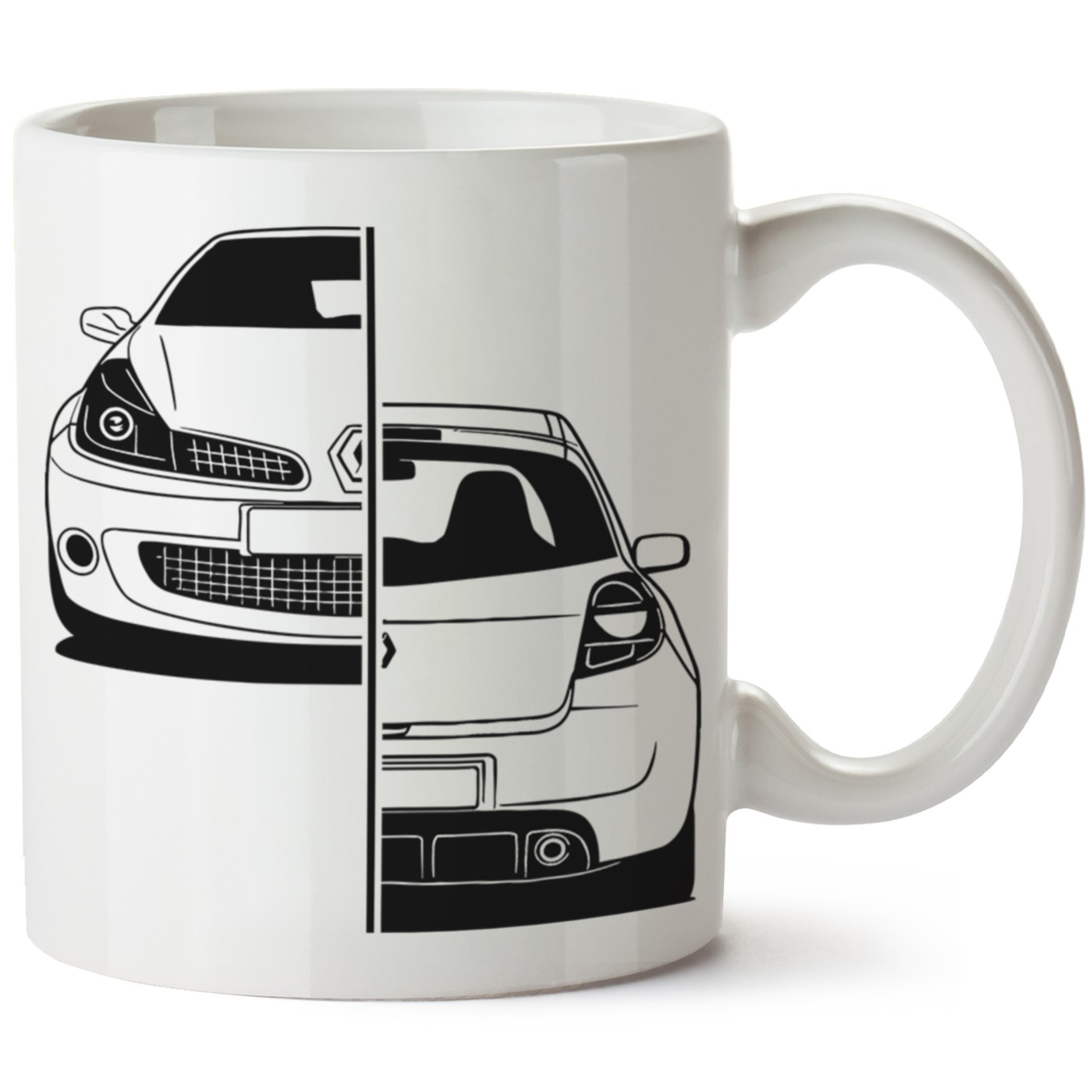 Renault Clio 3 Rs Baskılı Porselen Kupa Bardak