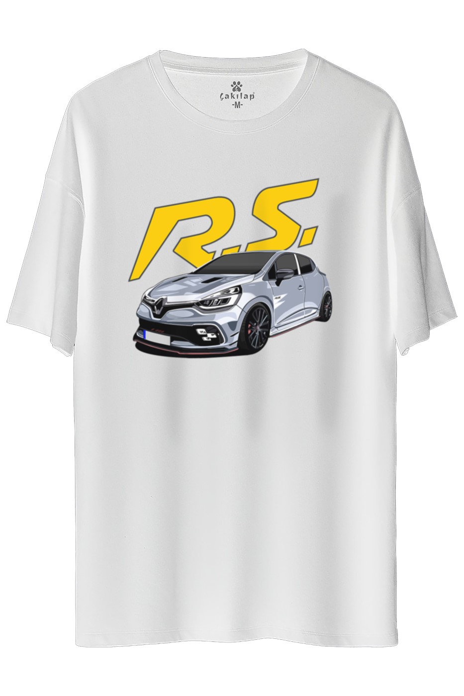 Renault Clio 4 Baskılı Oversize Tişört