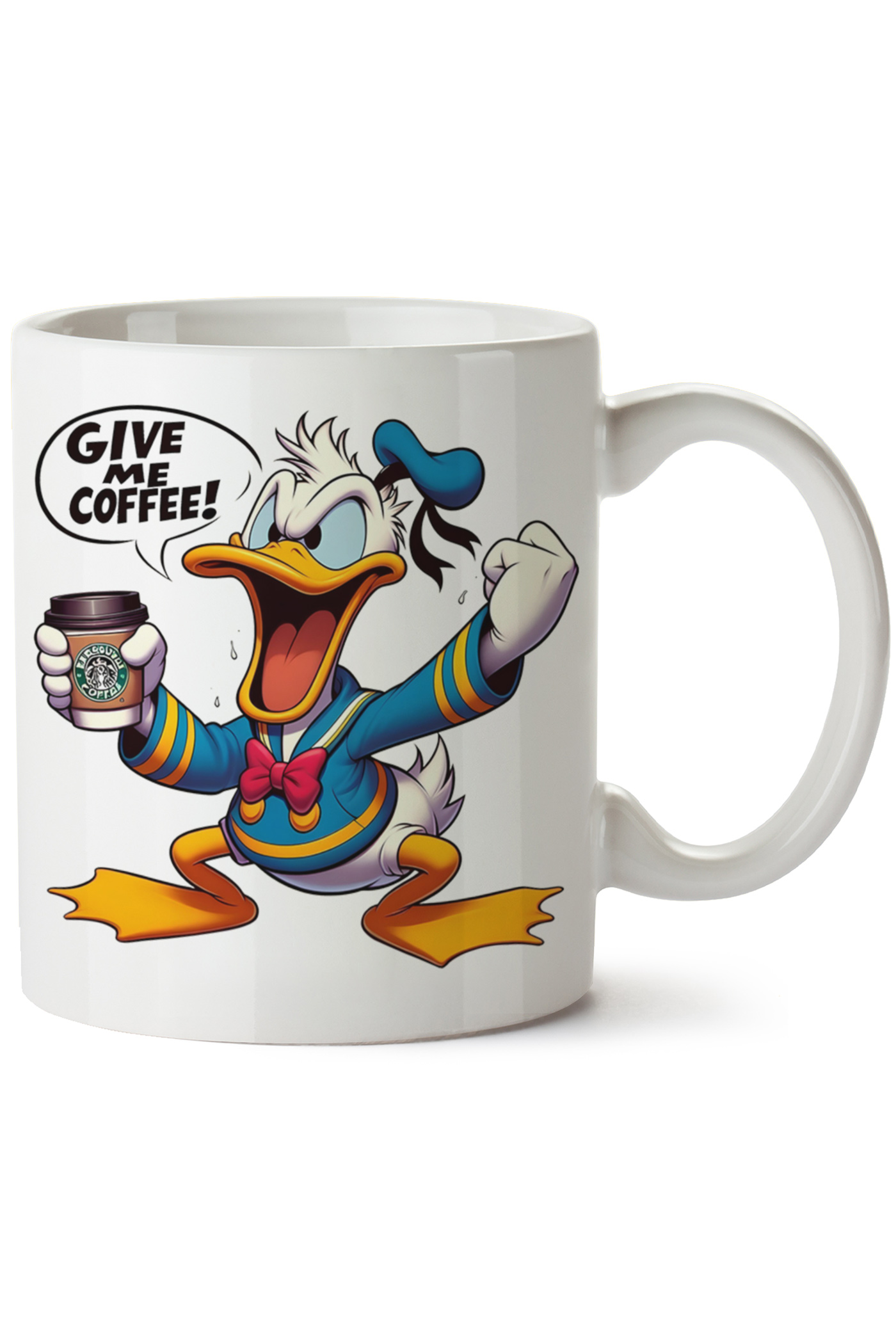 Donald Duck Baskılı Porselen Kupa Bardak