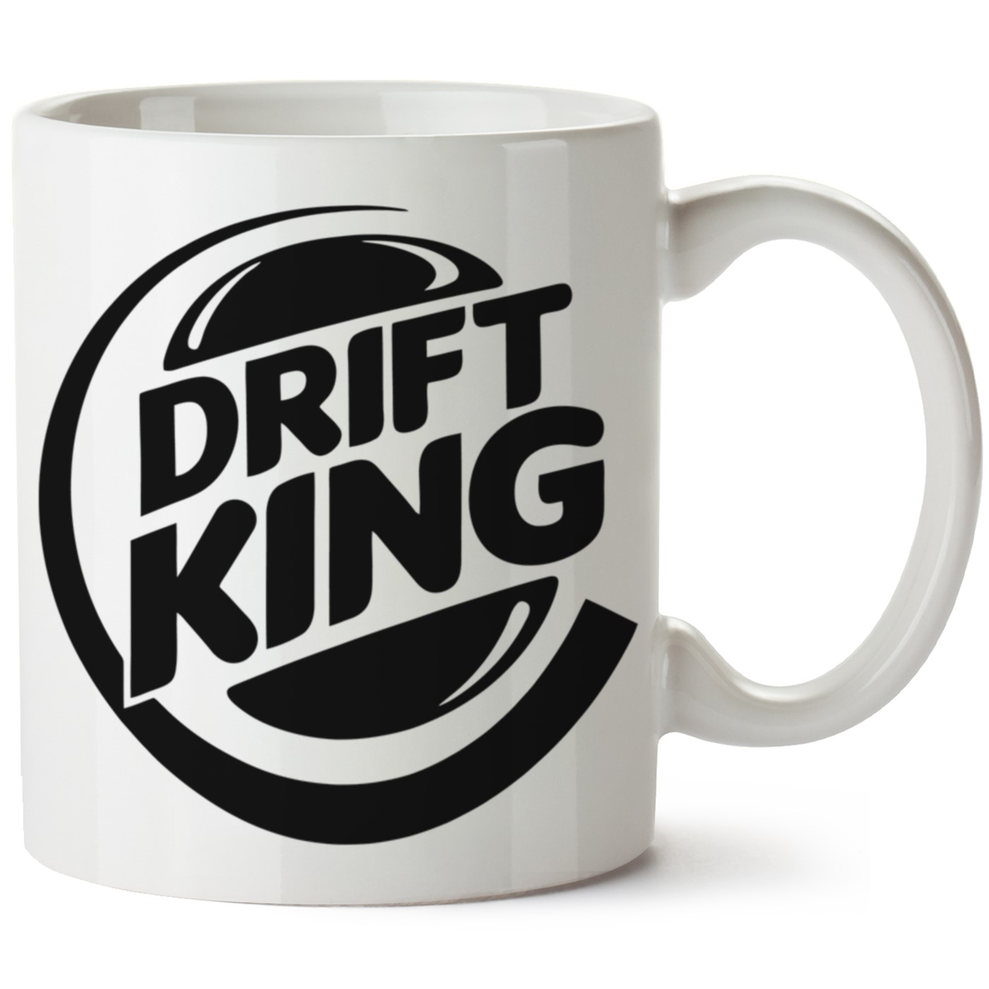 DriftKing Baskılı Porselen Kupa Bardak