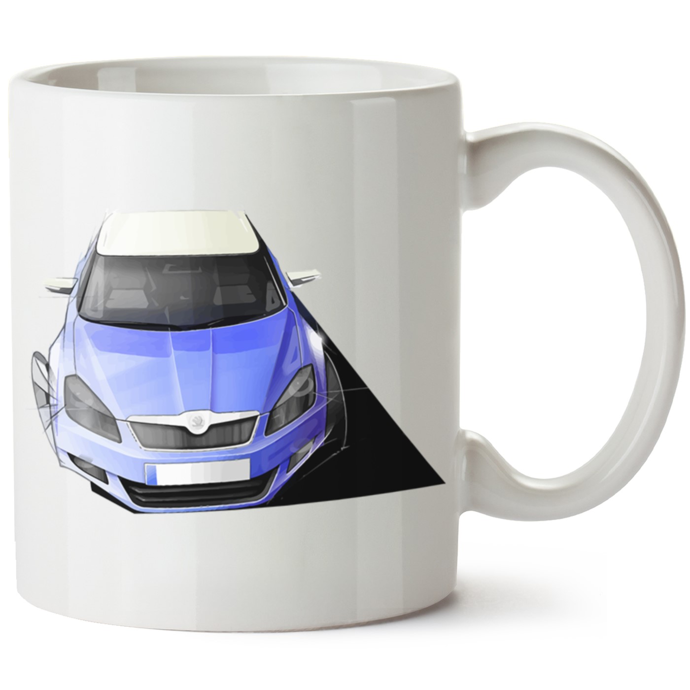 Skoda Fabia2 Baskılı Porselen Kupa Bardak