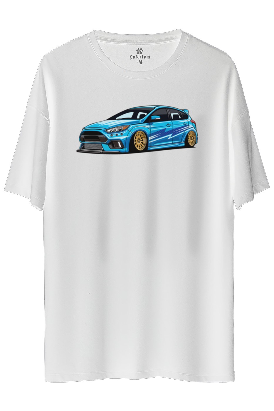 Ford Focus Mk3 Baskılı Oversize Tişört