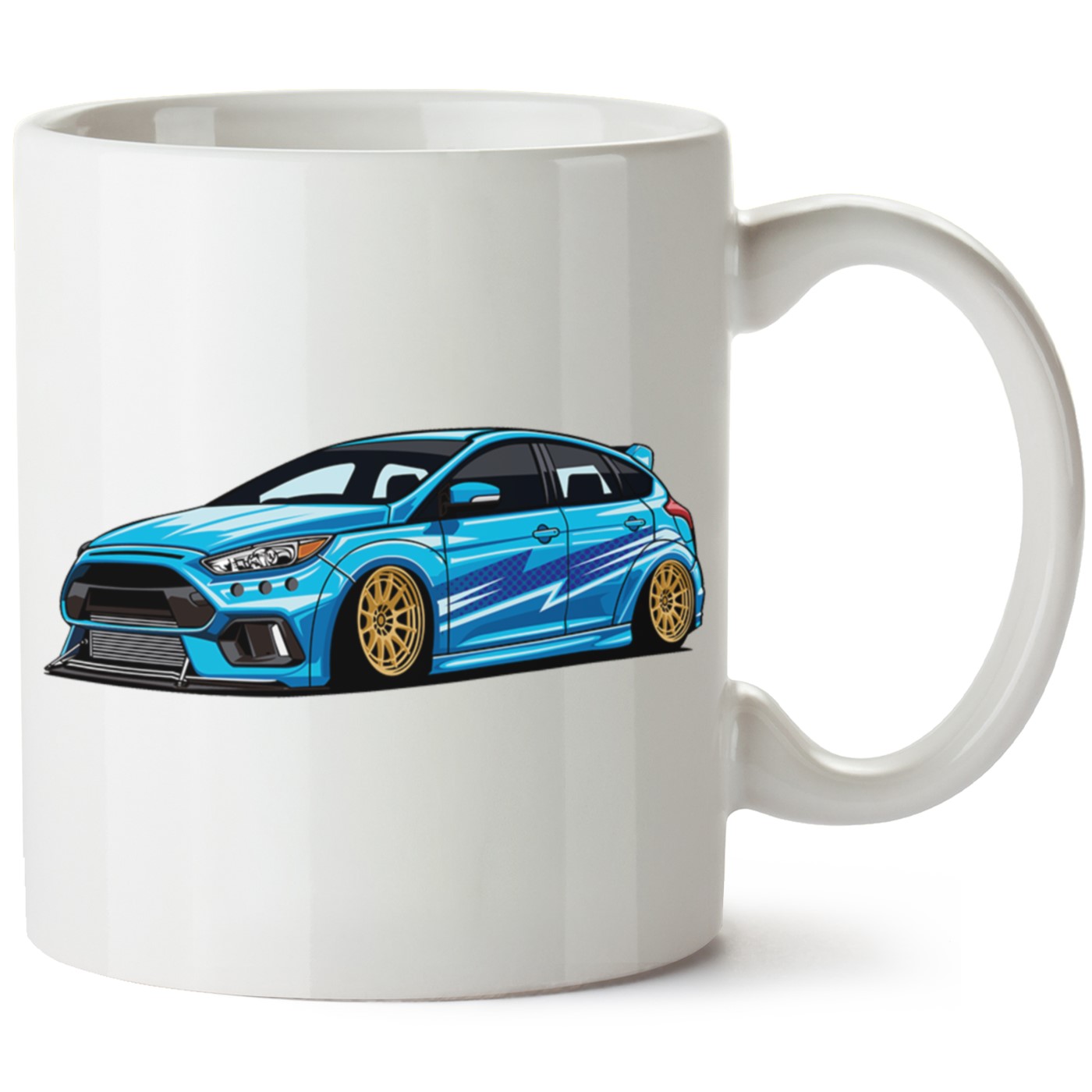 Ford Focus Mk3 Baskılı Porselen Kupa Bardak