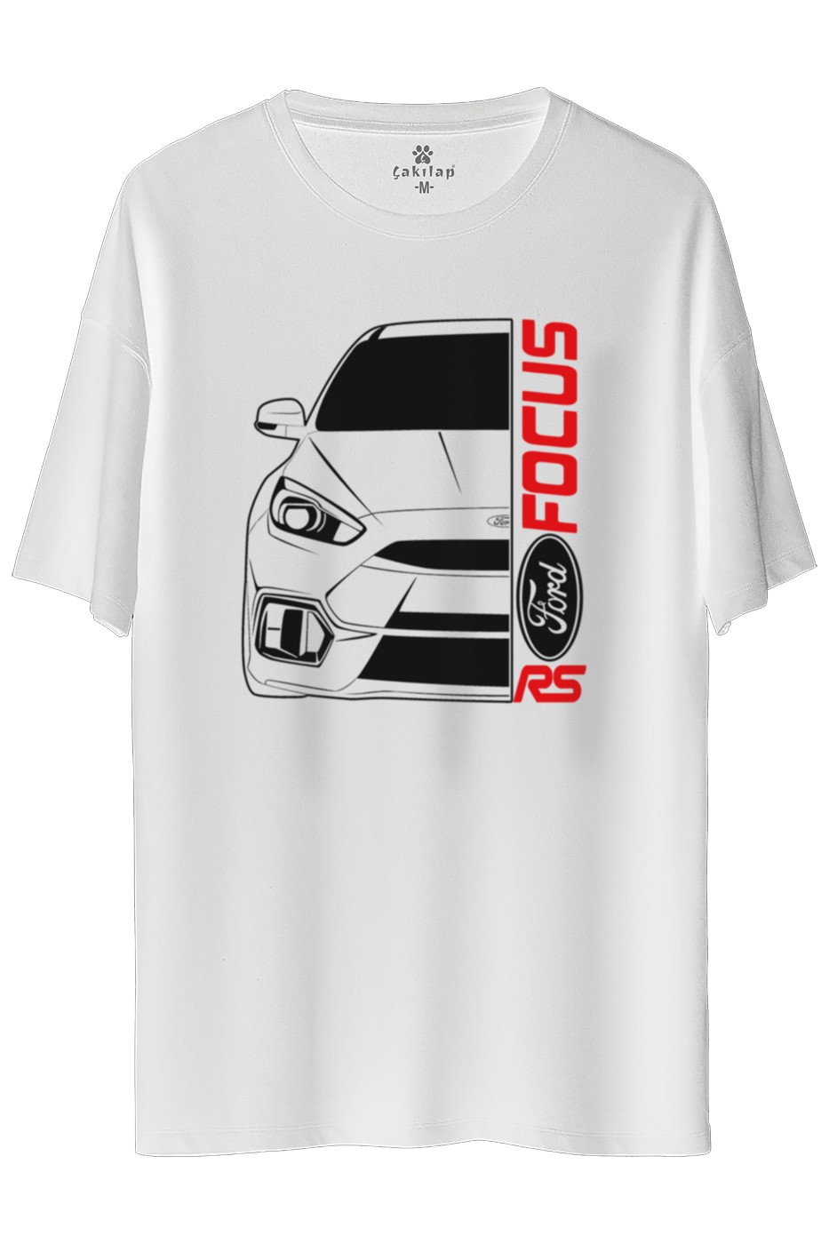 Ford Focus Mk5 Rs Baskılı Oversize Tişört