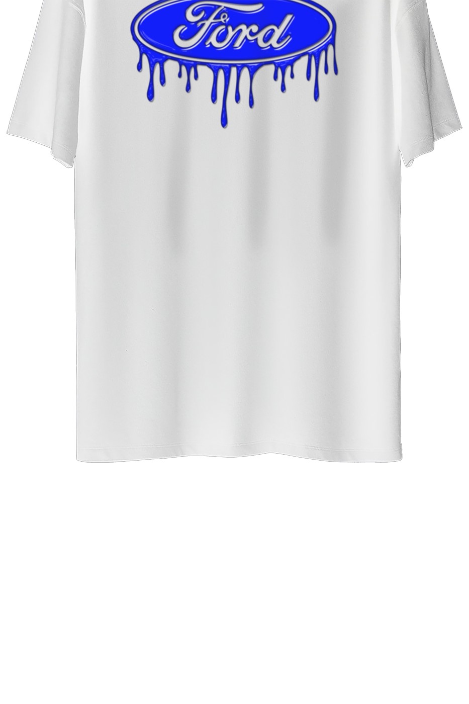 Ford Logo Baskılı Oversize Tişört