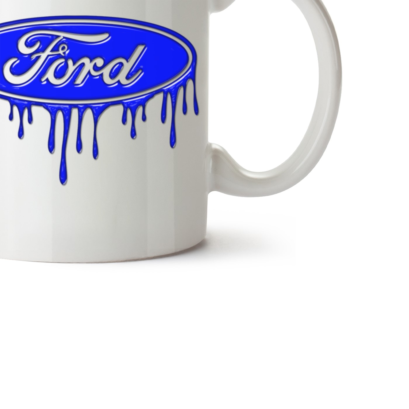 Ford Logo Baskılı Porselen Kupa Bardak