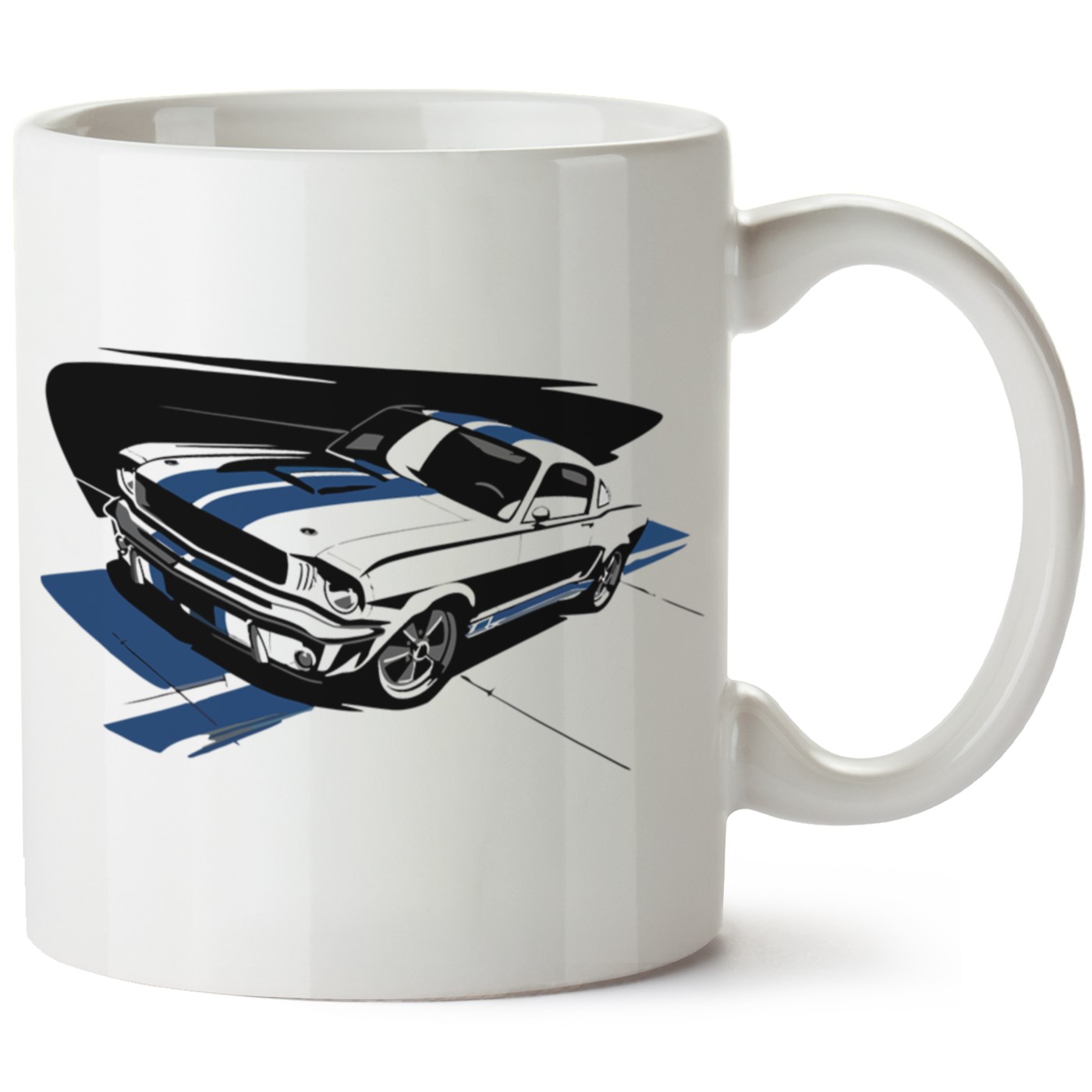 Ford Mustang Baskılı Porselen Kupa Bardak