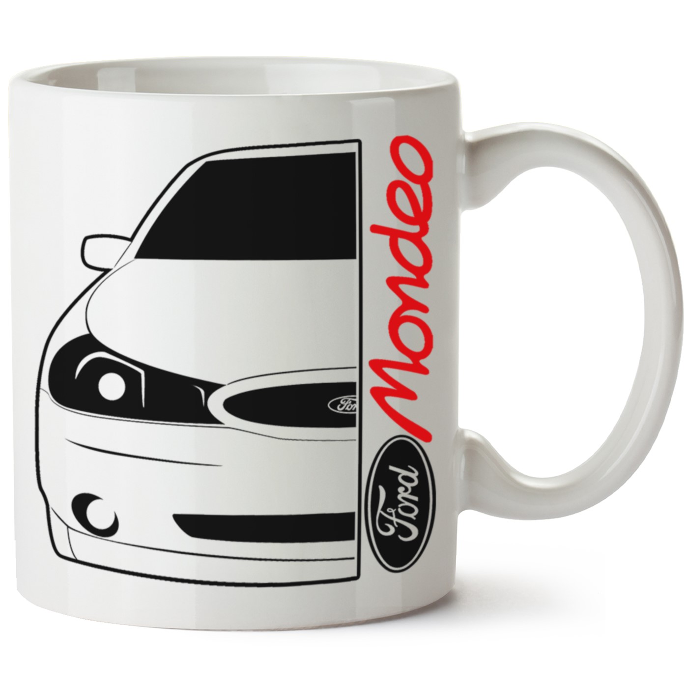 Ford Mondeo Mk2 Baskılı Porselen Kupa Bardak