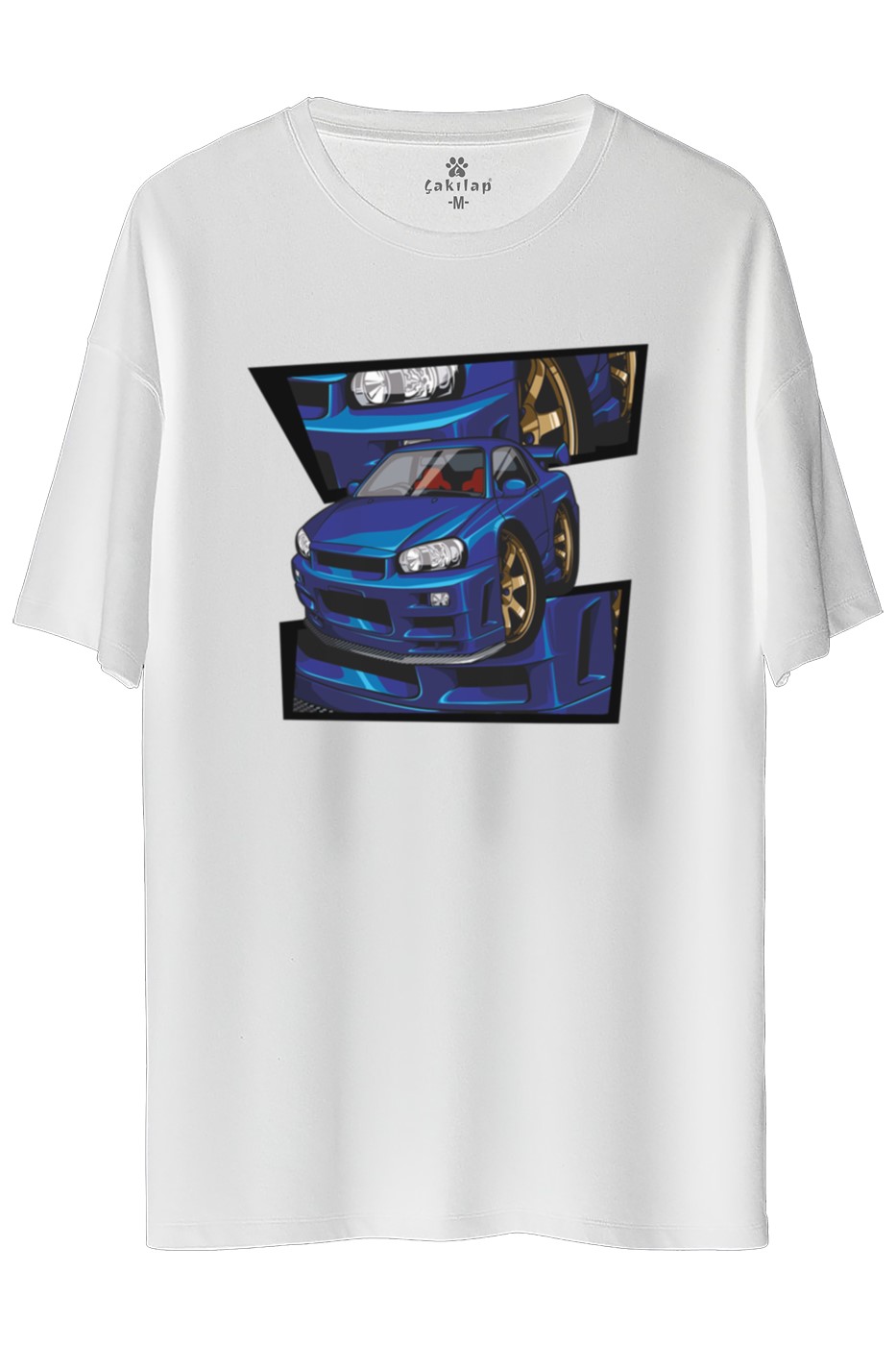 Nissan R34 Baskılı Oversize Tişört