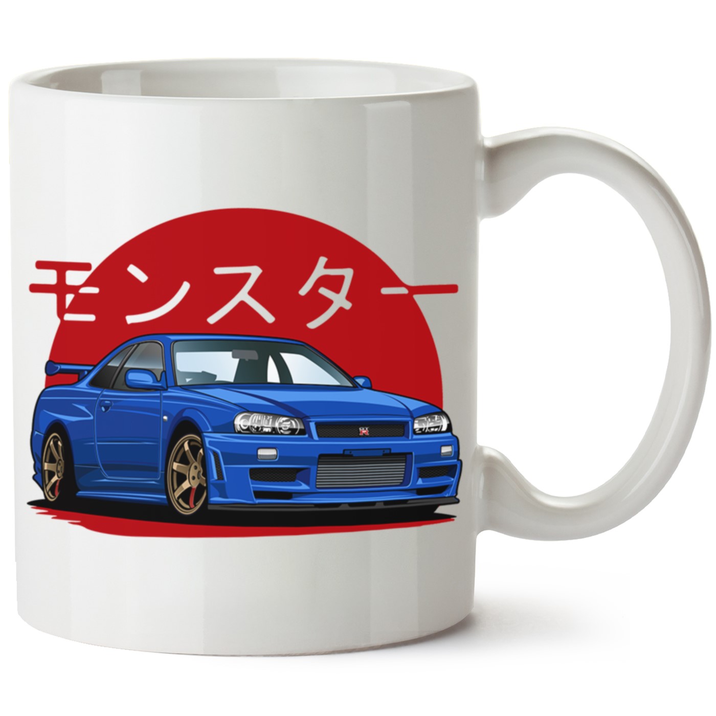 Nissan R34 Baskılı Porselen Kupa Bardak