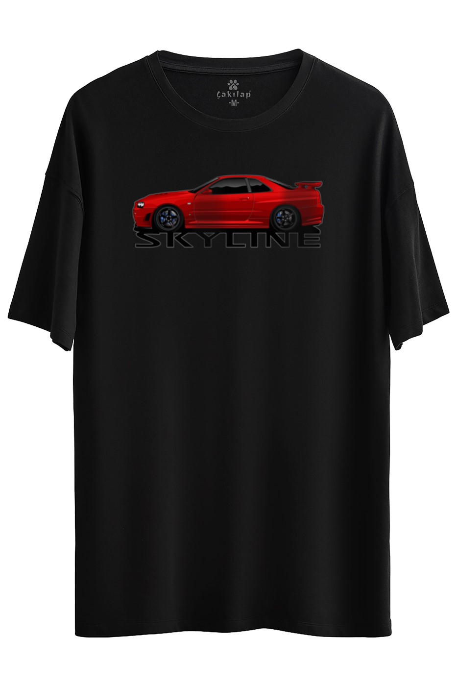 Nissan R34 Baskılı Oversize Tişört
