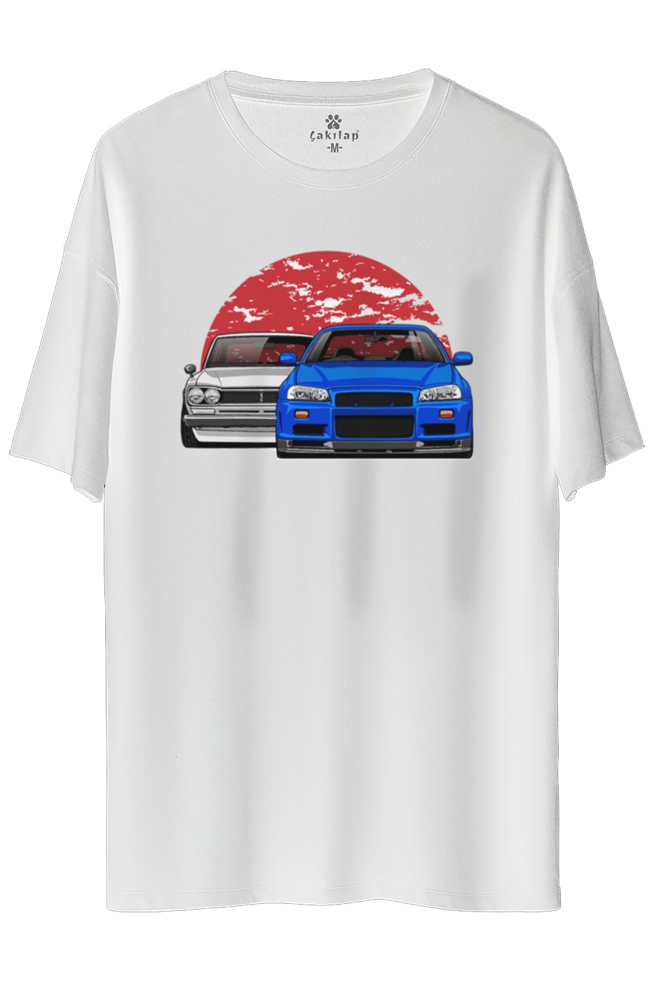 Nissan R34 Baskılı Oversize Tişört