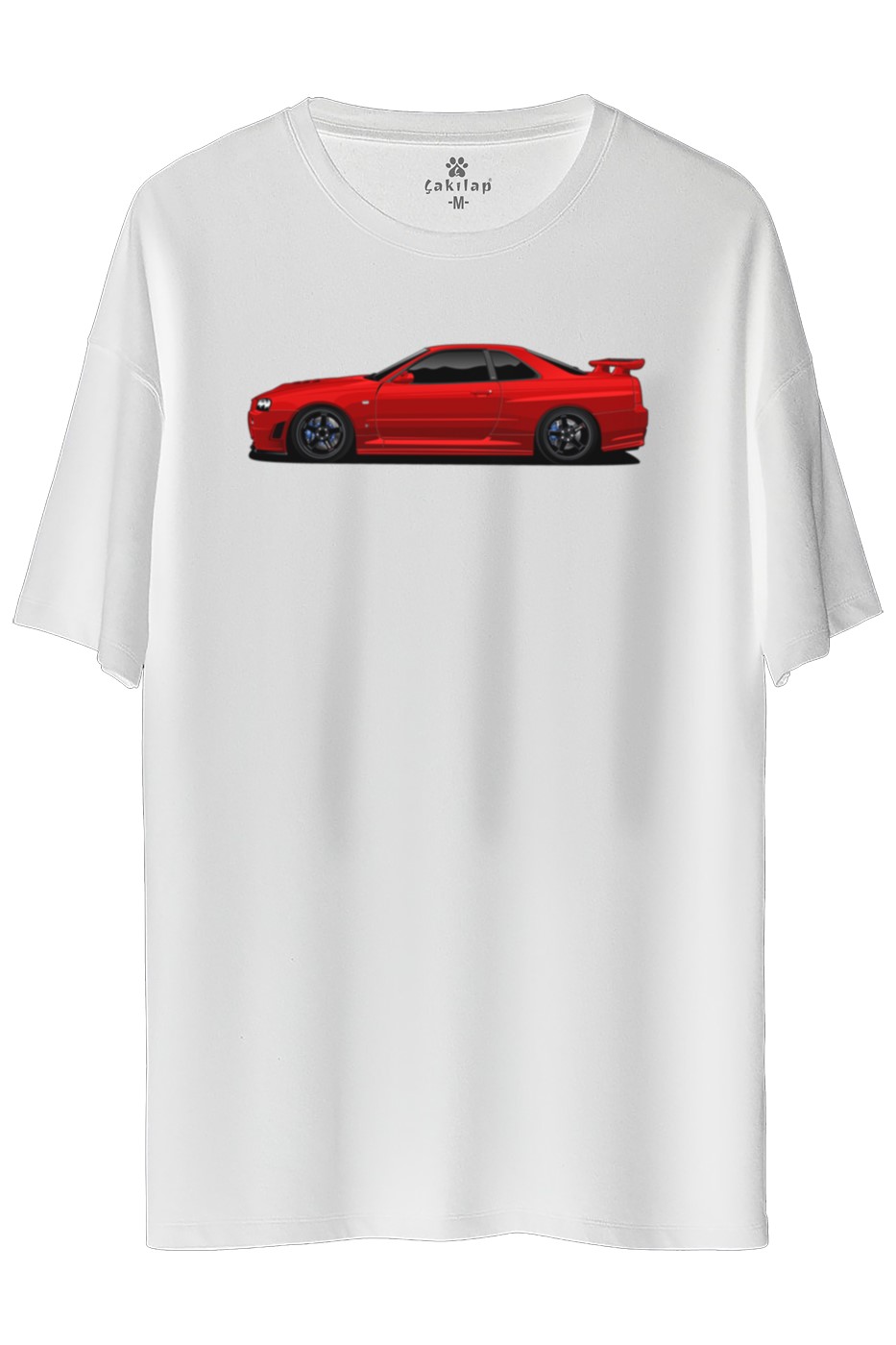 Nissan R34 Baskılı Oversize Tişört