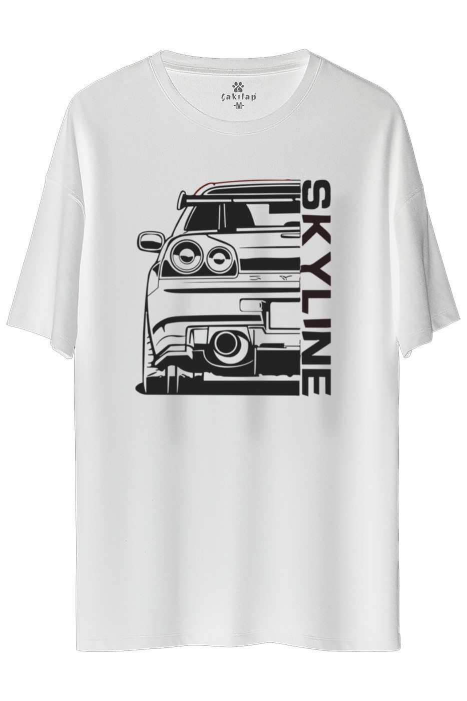 Nissan R34 Baskılı Oversize Tişört