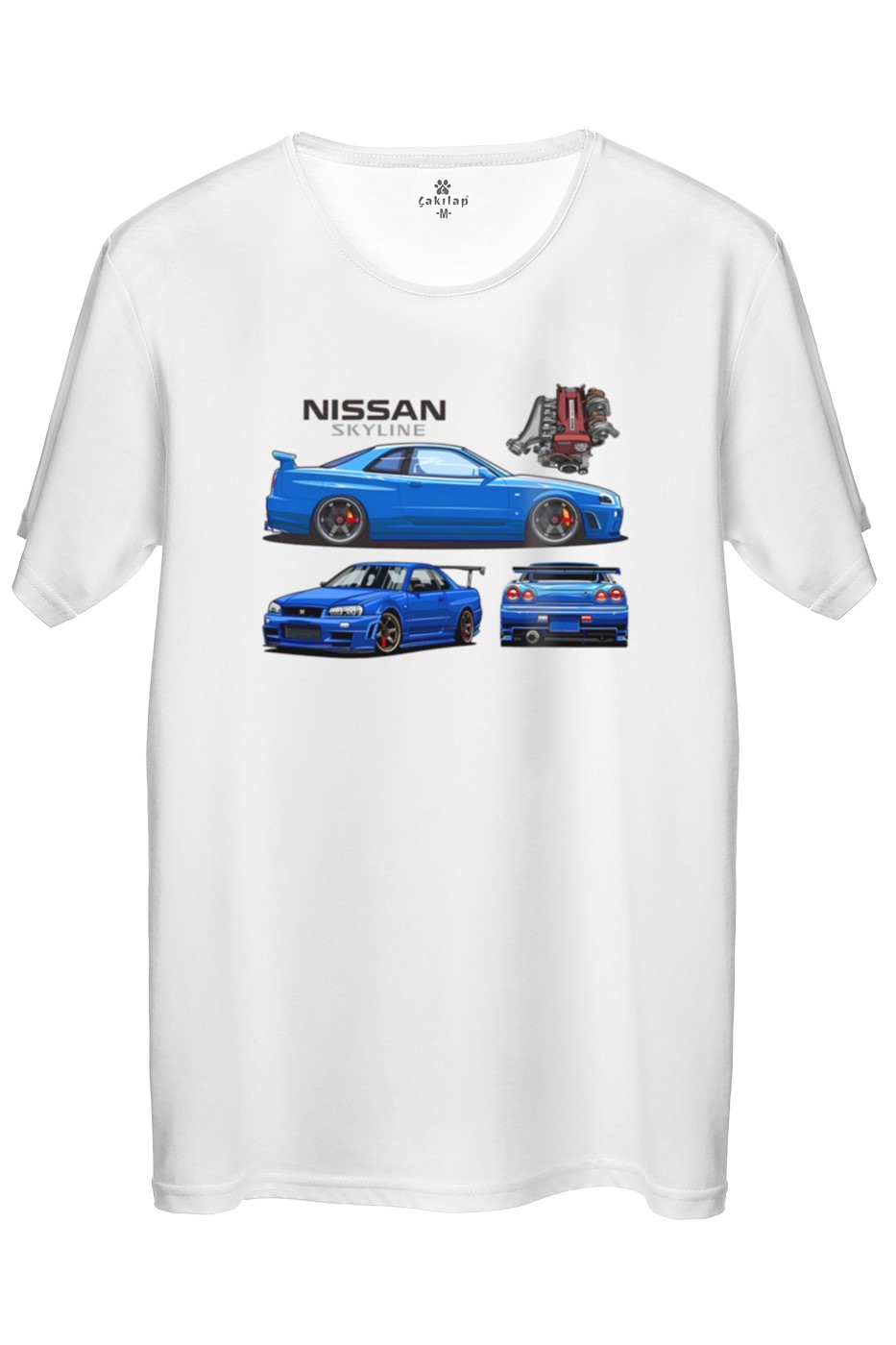 Nissan R34 Baskılı Regular Tişört