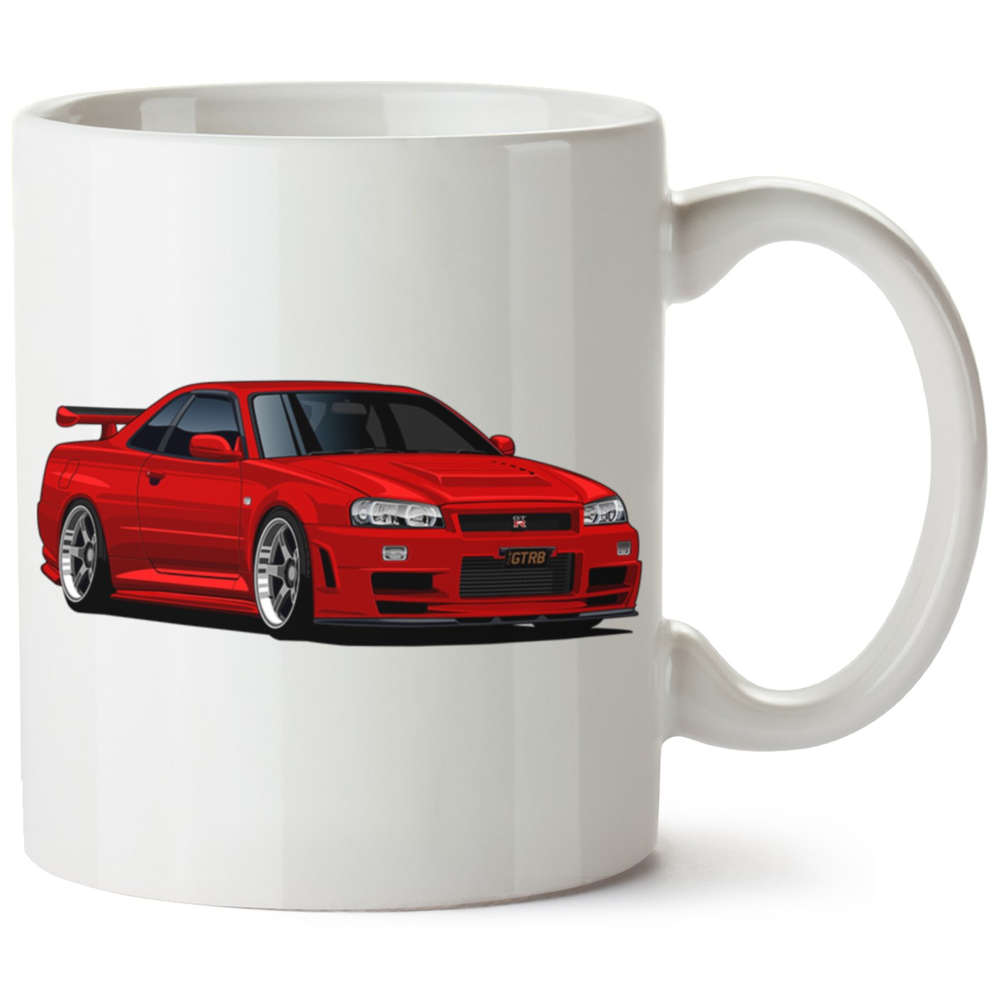 Nissan R34 Baskılı Porselen Kupa Bardak