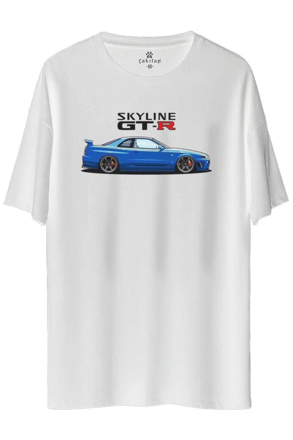 Nissan R34 Baskılı Oversize Tişört