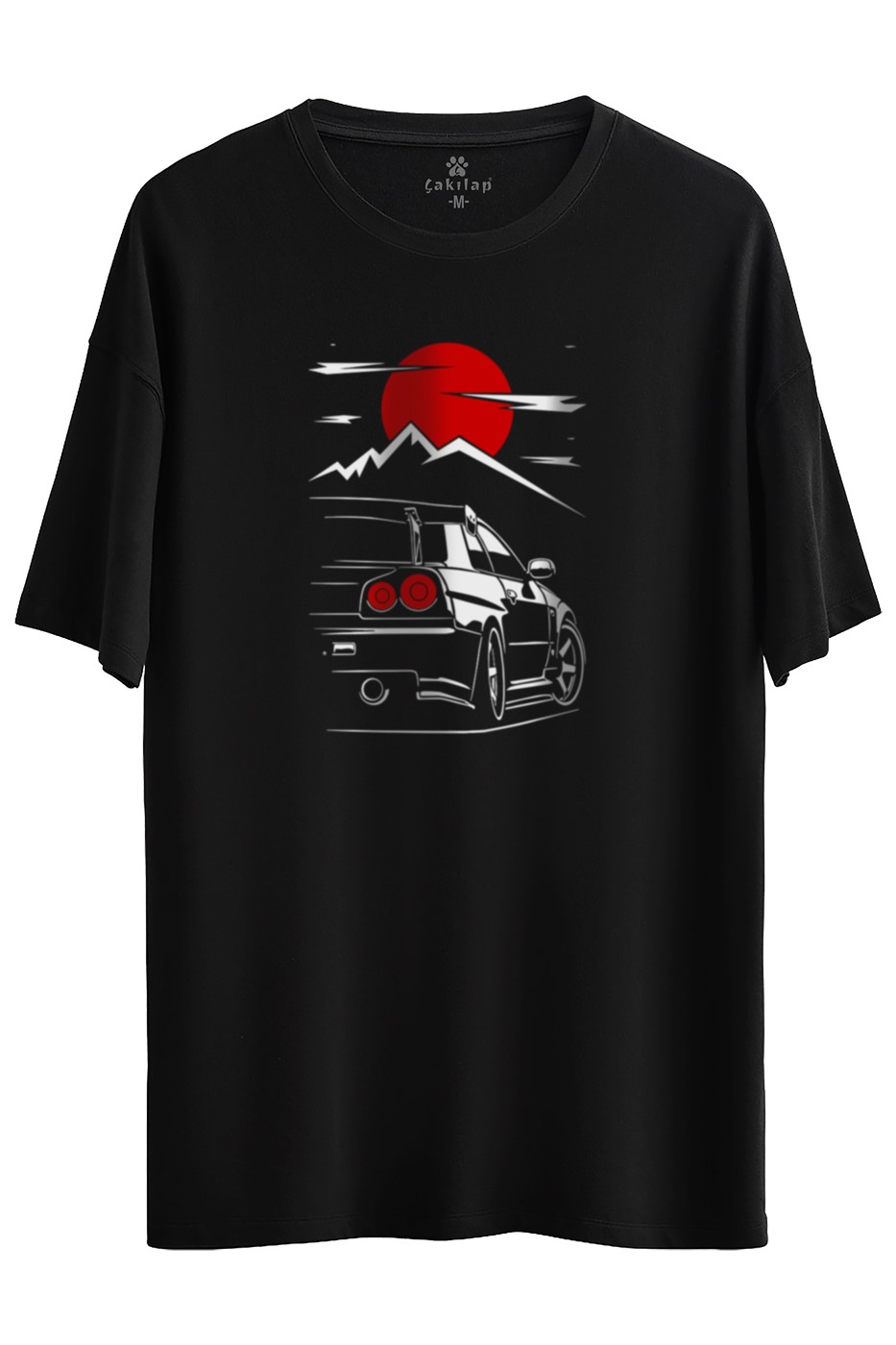 Nissan R34 Baskılı Oversize Tişört