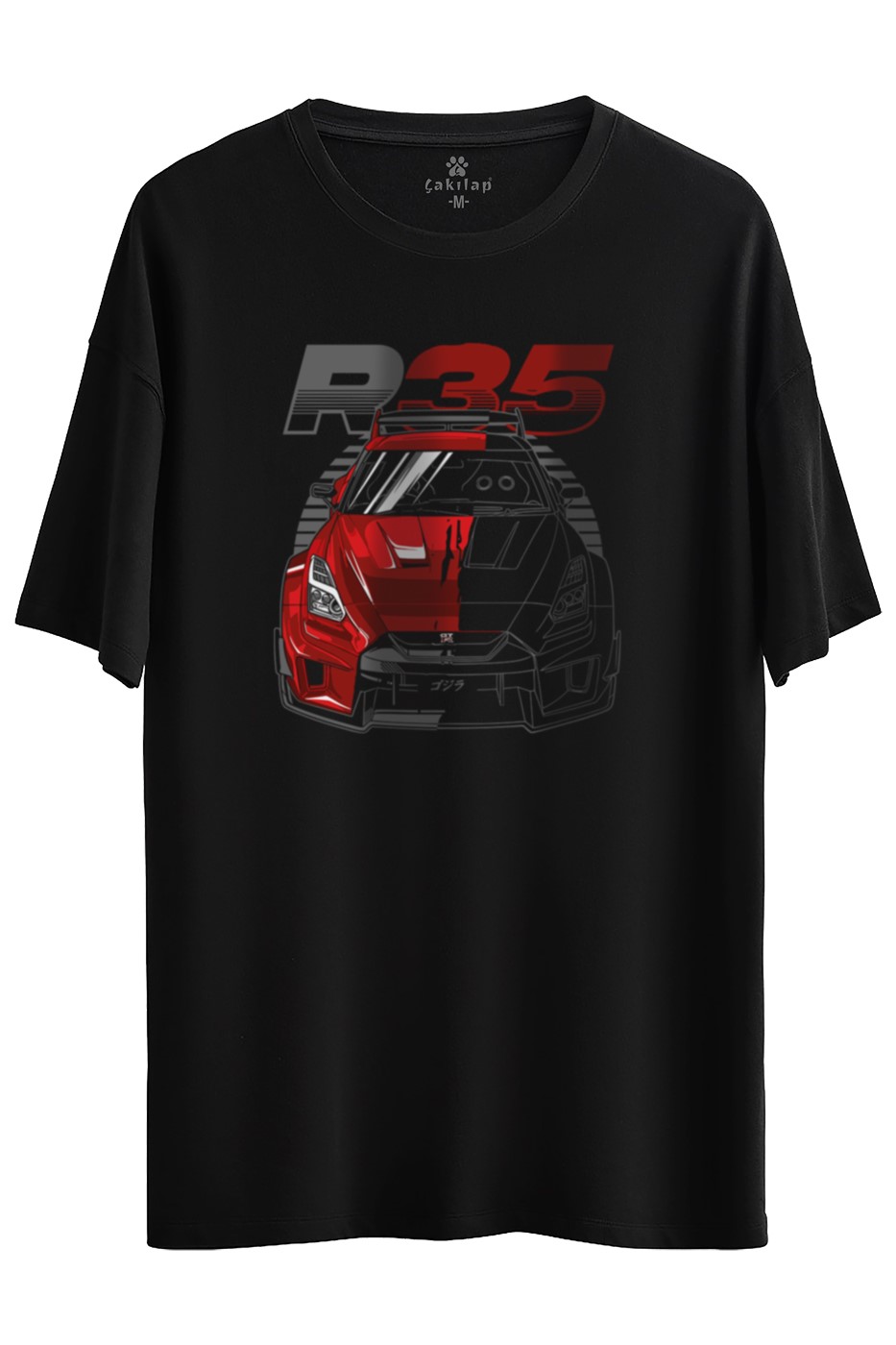 Nissan R34 Baskılı Oversize Tişört