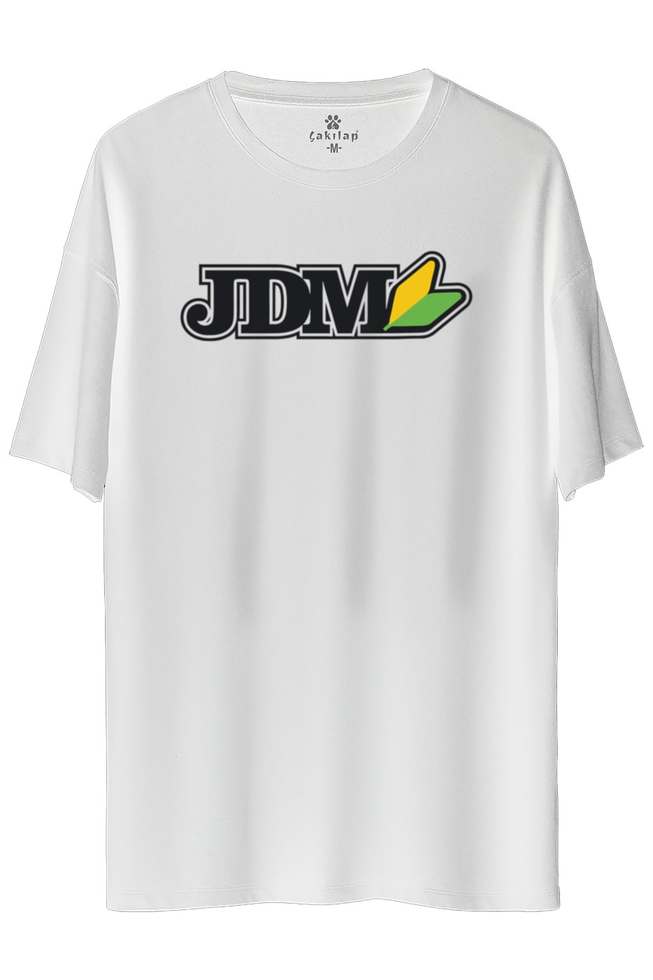 JdmLogo Baskılı Oversize Tişört