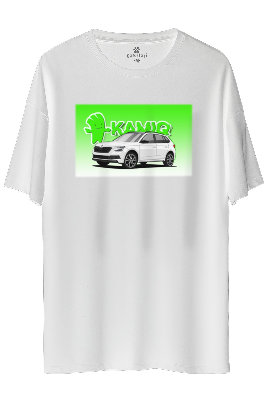 Skoda Kamiq Baskılı Oversize Tişört
