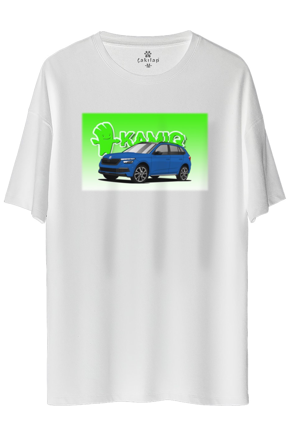 Skoda Kamiq Baskılı Oversize Tişört