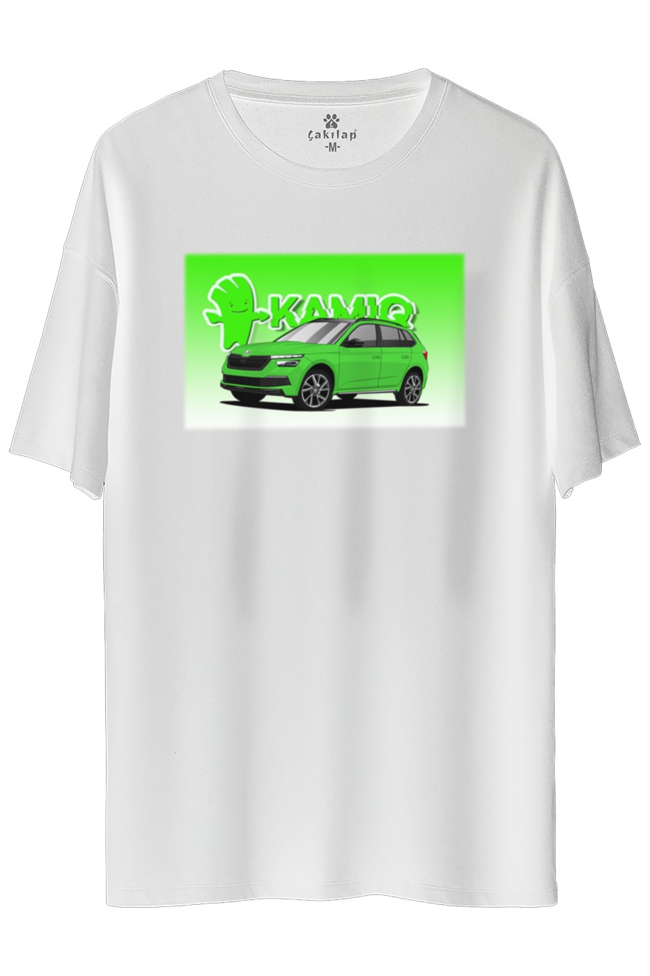 Skoda Kamiq Baskılı Oversize Tişört