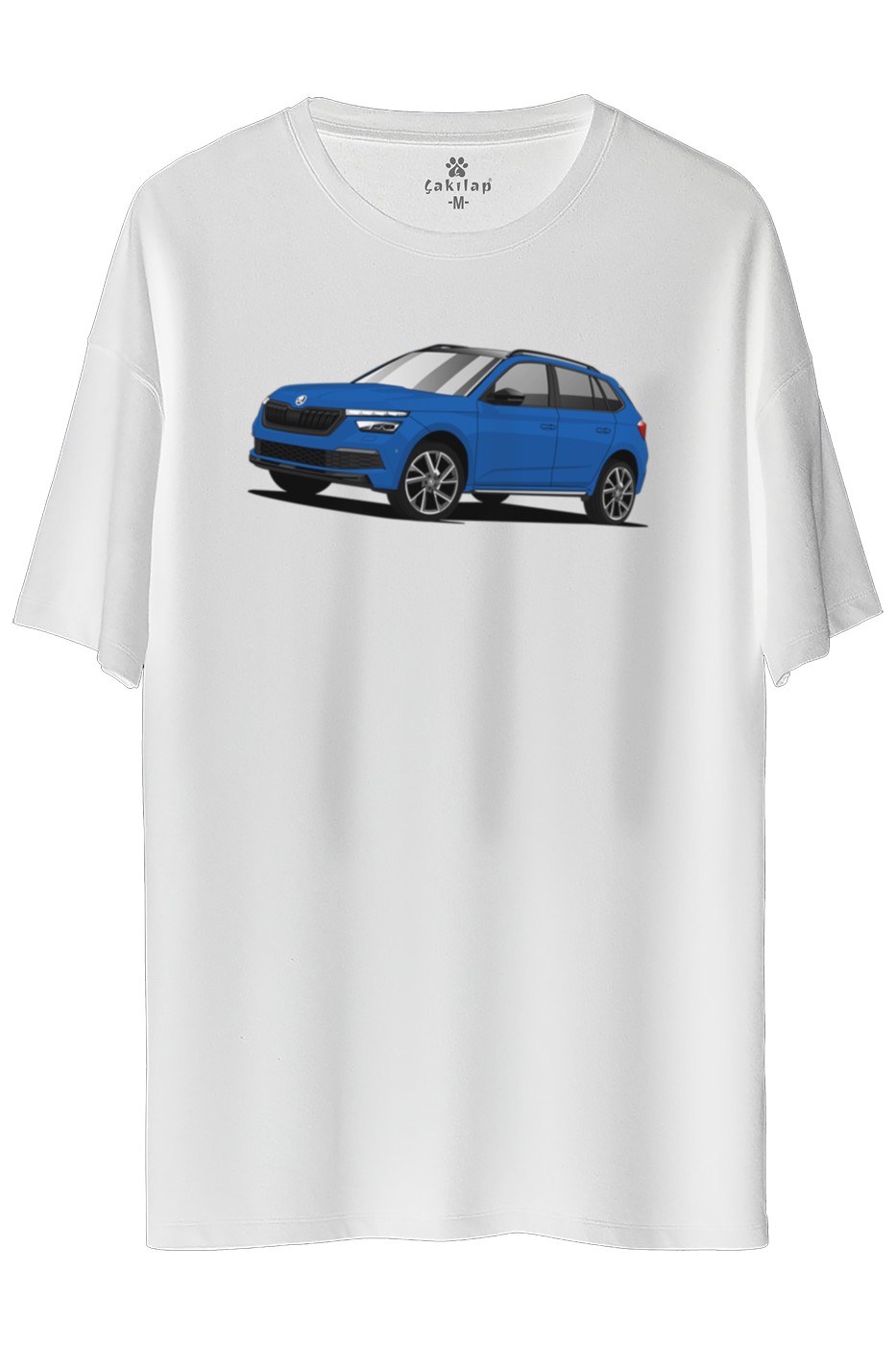 Skoda Kamiq Baskılı Oversize Tişört