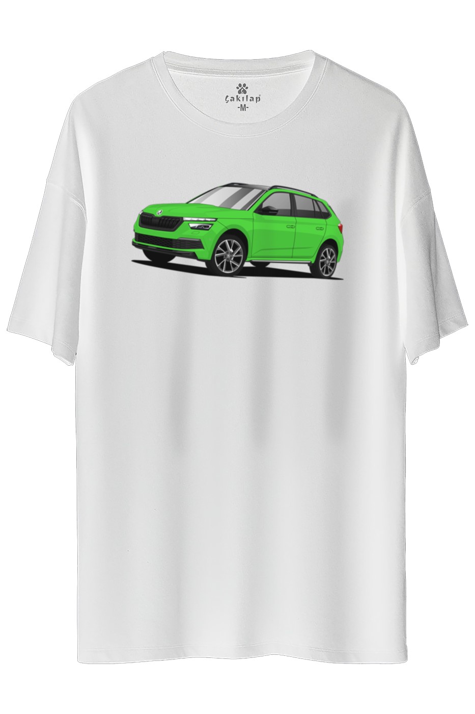 Skoda Kamiq Baskılı Oversize Tişört