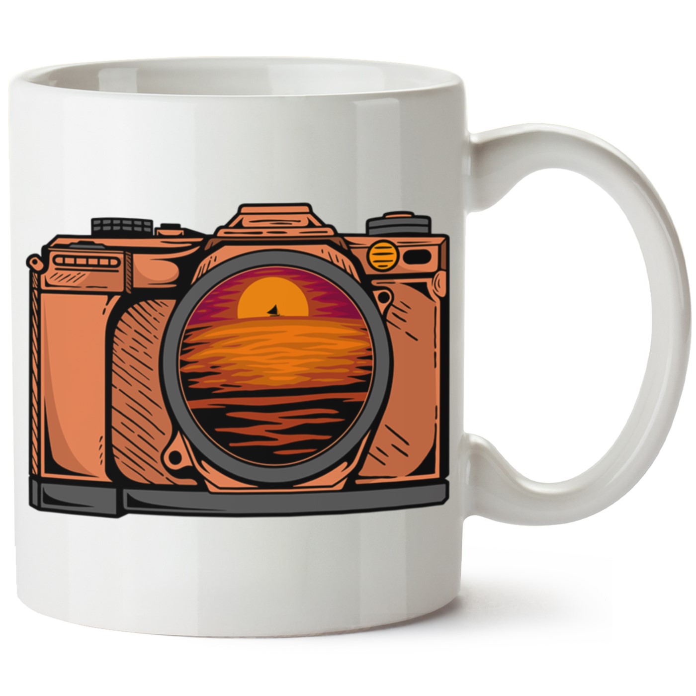 Macera-Doğa Baskılı Porselen Kupa Bardak