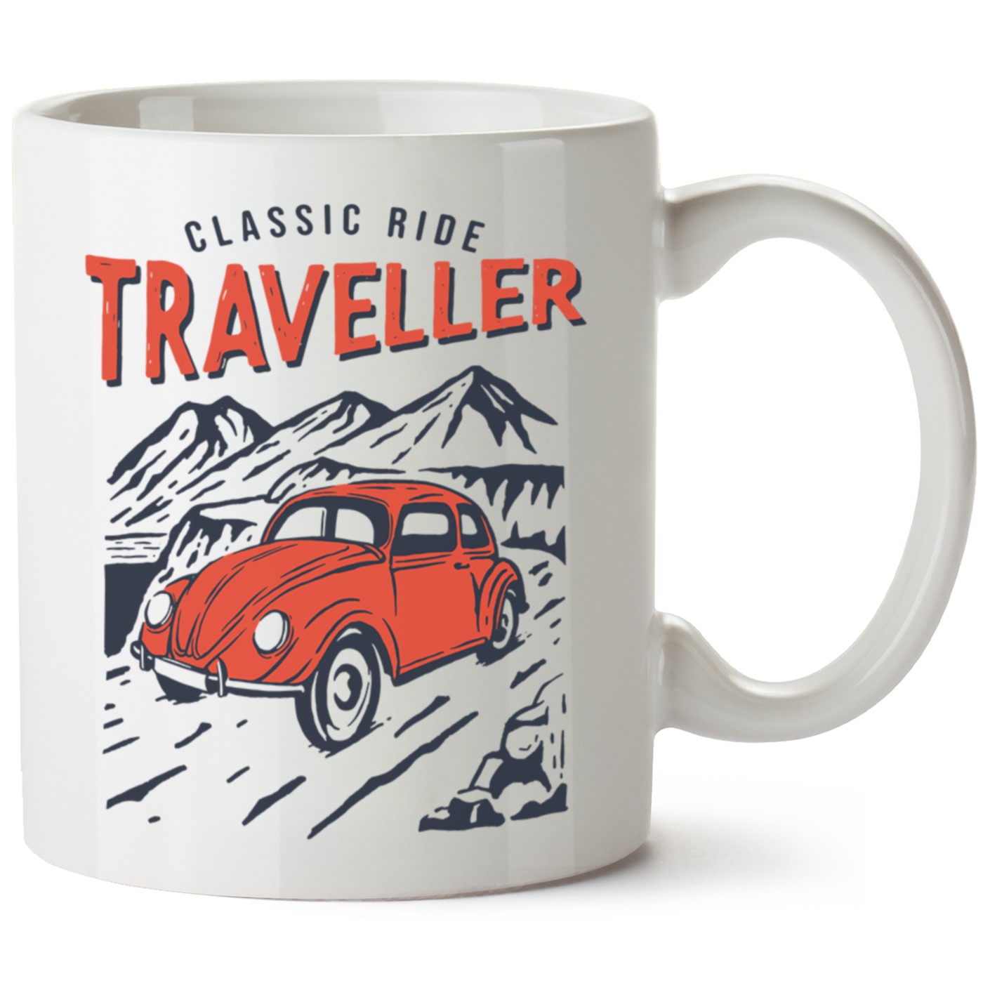 Macera-Doğa Baskılı Porselen Kupa Bardak