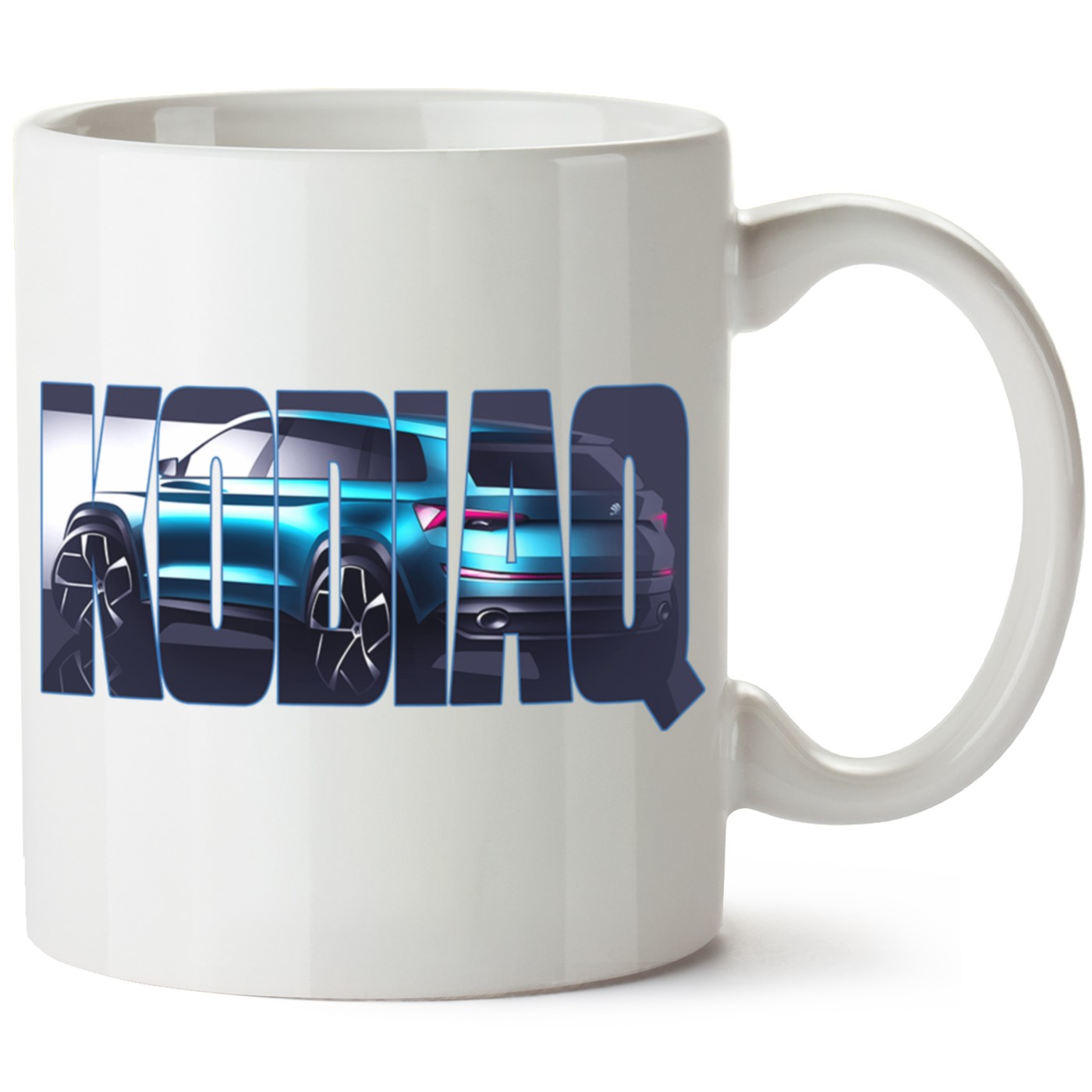 Skoda Kodiaq Baskılı Porselen Kupa Bardak