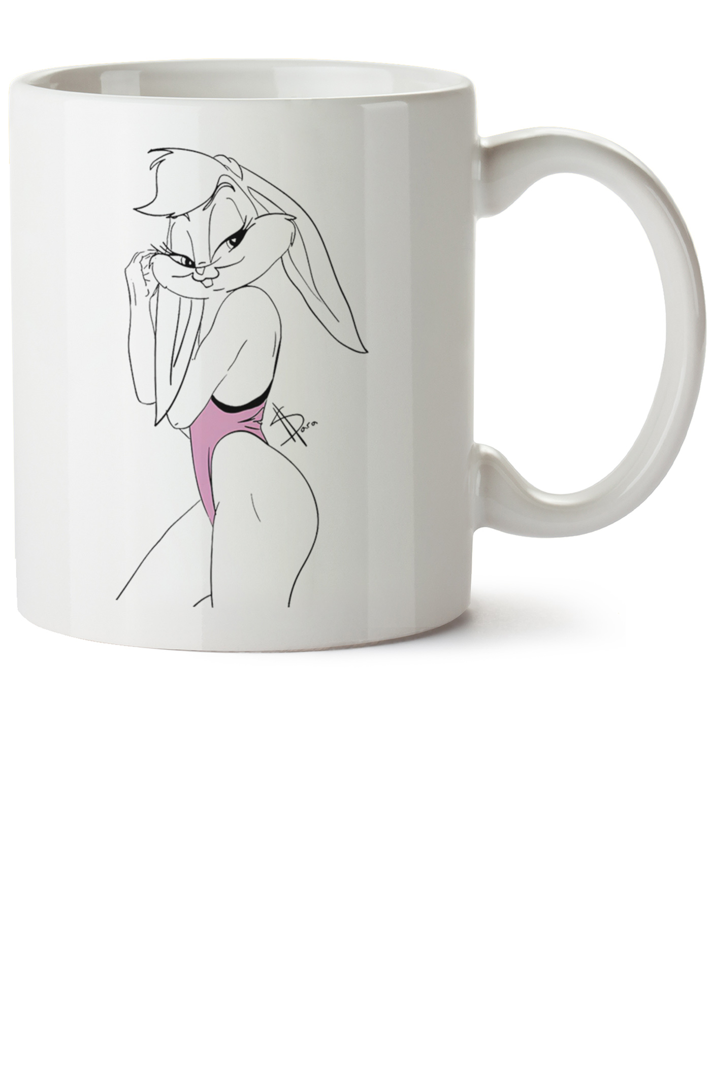 Lola Buny Baskılı Porselen Kupa Bardak