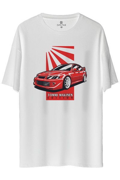 Mitsubishi Evo 5 Baskılı Oversize Tişört