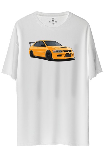 Mitsubishi Evo 9 Baskılı Oversize Tişört