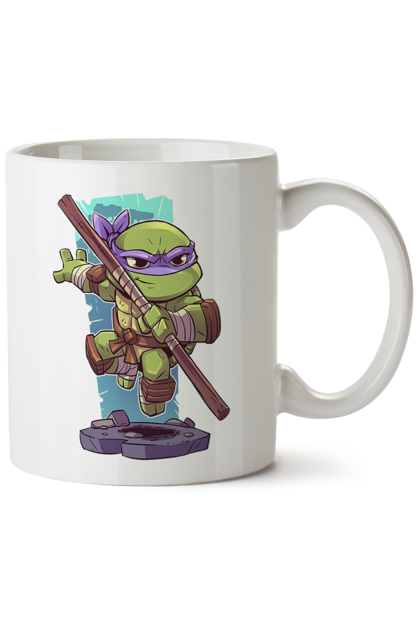 Ninja Kaplumbagalar Donatello Baskılı Porselen Kupa Bardak