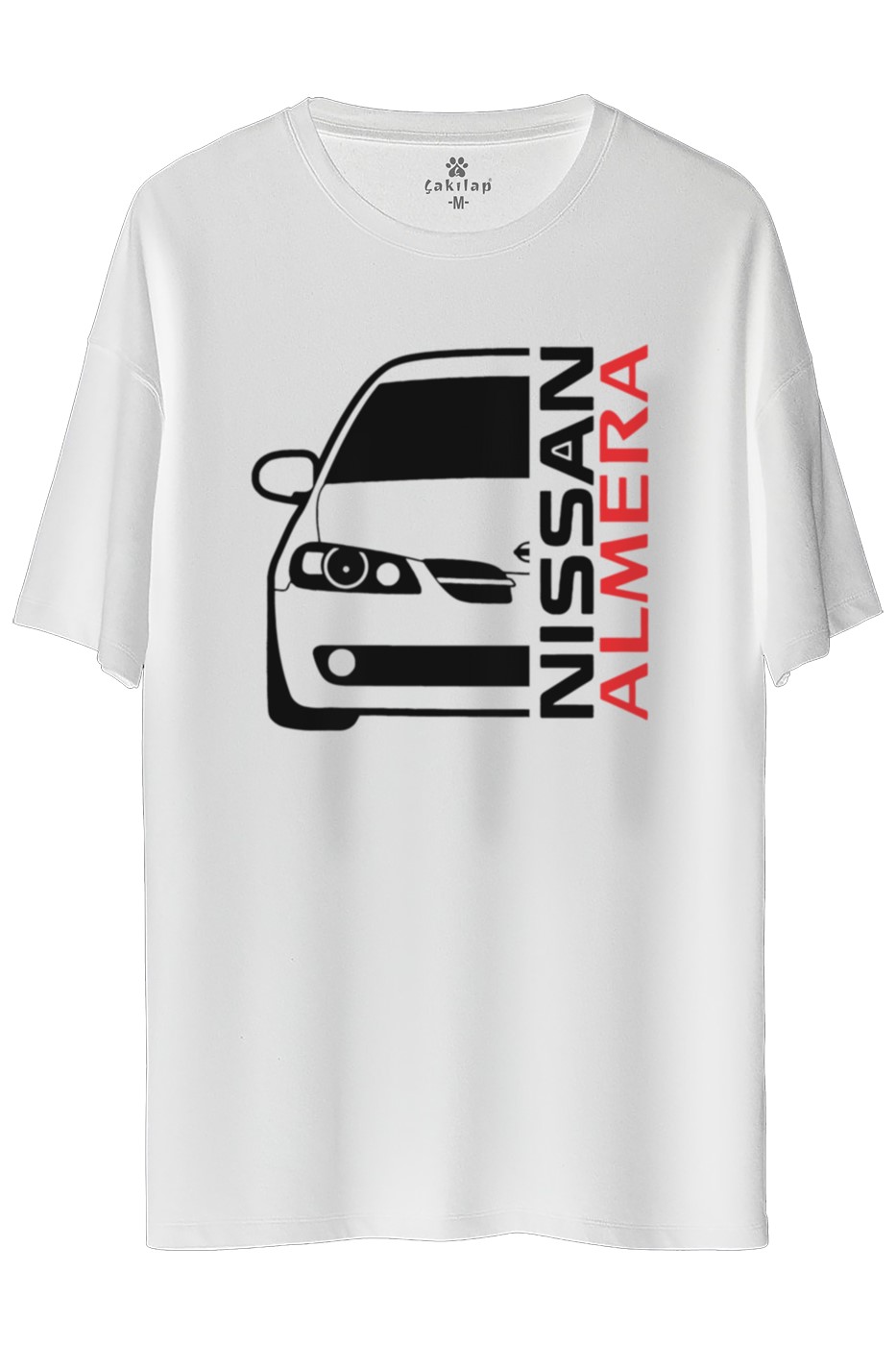 Nissan Almera Baskılı Oversize Tişört